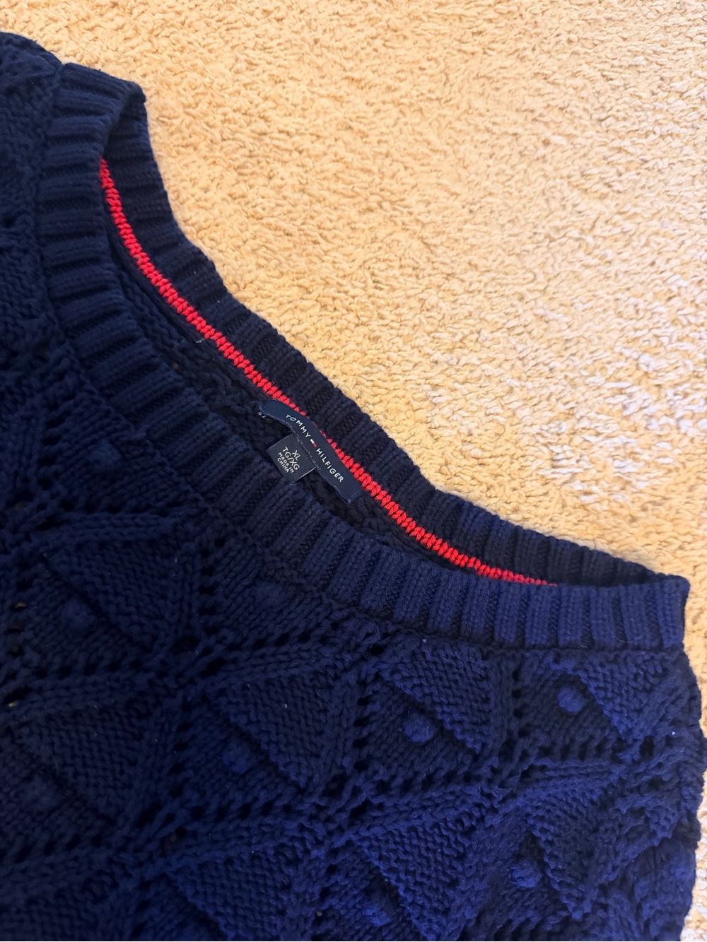 Tommy Hilfiger Navy Blue Knit Sweater 💙
